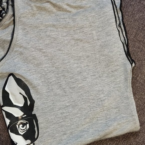 Edista Las Angeles Womens Shirt, Gray, size S - Picture 4 of 6